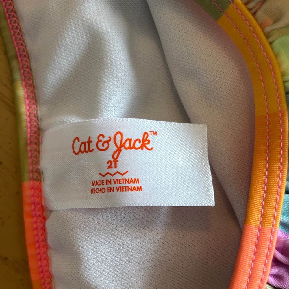 Cat & Jack Multicolor Bikini Set - Picture 2 of 2